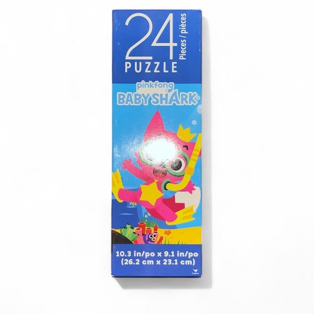 Baby Shark 24-Piece Puzzle - Blue and Pink